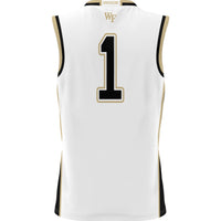 #1 Wake Forest Demon Deacons Lightweight Basketball Jersey - White