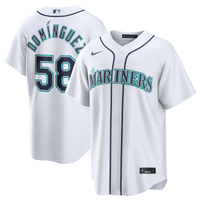 Seattle Mariners Seranthony Domínguez White Home Replica Jersey