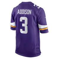 Minnesota Vikings Jordan Addison Purple Game Jersey