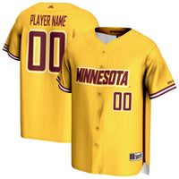 Minnesota Golden Gophers NIL Pick-A-Player Lightweight Baseball Jersey - Gold
