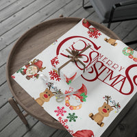 Christmas Gift Wrap Roll, Adorable Gnome and Reindeer Wrapping Paper, Holiday Wrapping Paper, Festive Xmas Gift Wrap, Winter Present Paper