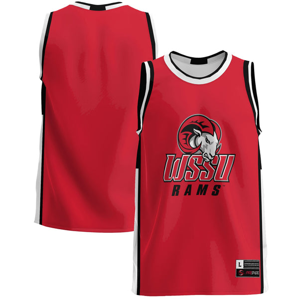 Winston-Salem State Rams Lightweight Basketball Jersey - Red