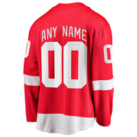 Detroit Red Wings Red Home Breakaway Custom Jersey
