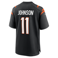 Cincinnati Bengals Josh Johnson Black Team Game Jersey