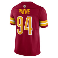Washington Commanders Daron Payne Burgundy Limited Jersey