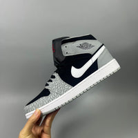 Sneakers, Black White Colorway, Lace Up Design, Casual Gift for Sneaker Fans