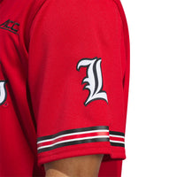 Red Louisville Cardinals Reverse Retro Replica Baseball Jersey