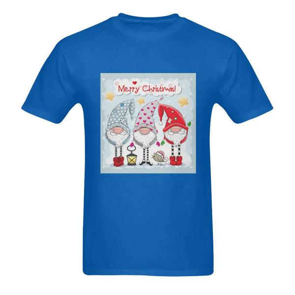 Holiday Gnome T-Shirt, Christmas Garden Gnomes Shirt, Festive Gnome Graphic Tee, Adorable Cartoon Gnomes Shirt, Christmas Pre