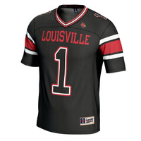 #1 Louisville Cardinals Football Jersey - Black