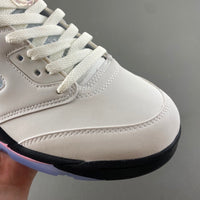 Low Top Sneakers, White Black Pink Colorway, Leather Footwear, Lace Up Design, Casual Gift for Sneaker Fans