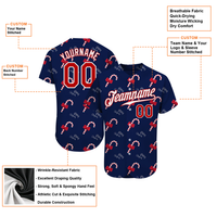 Candy Cane Holiday Baseball Jersey, Custom Christmas Baseball Jersey, Personalized Stitched Jersey Shirt, Festive Game Day Fan Jersey Present