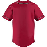 Saginaw Valley State Cardinals Lightweight Baseball Jersey - Red