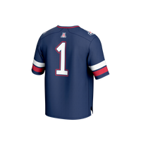 #1 Arizona Wildcats Collegiate Football Fashion Jersey - Navy