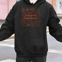 Medical Stethoscope Santa Sweatshirt, Emergency Department Christmas Hoodie, Festive ER Nurse Pullover, Hospital Healthcare Xmas Present