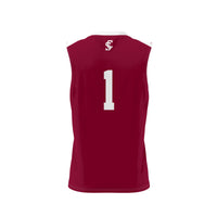 #1 Santa Clara Broncos Lightweight Collegiate Basketball Fashion Jersey - Maroon