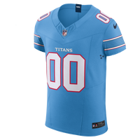 Tennessee Titans Light Blue Elite Custom Jersey