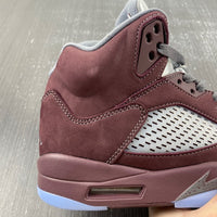 Sneakers, Burgundy Colorway, Leather Footwear, Lace Up Design, Casual Gift for Sneaker Fans