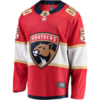Florida Panthers Red Home Breakaway Custom Jersey