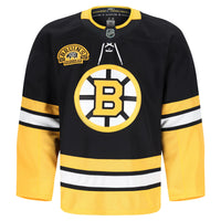 Boston Bruins Black 100th Anniversary Authentic Pro Jersey