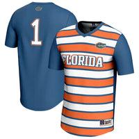 #1 Florida Gators Lightweight Soccer Fashion Jersey - Royal