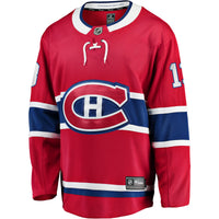 Montreal Canadiens Cole Caufield Red Home Premier Breakaway Player Jersey