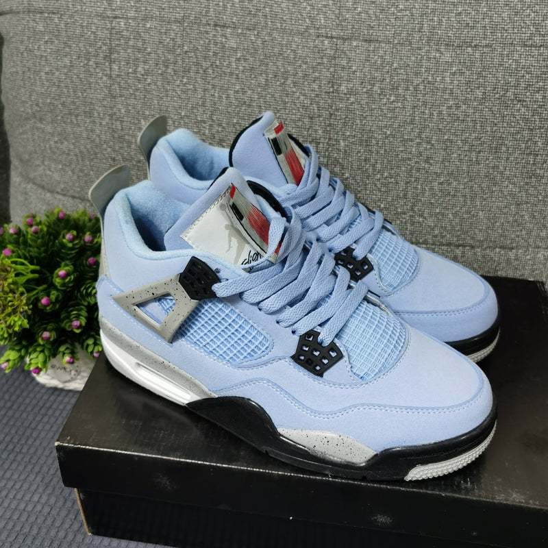 Sneakers, University Blue Colorway, Lace Up Design, Casual Gift for Sneaker Fans