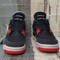 Low Top Sneakers, Blue Black Red Colorway, Lace Up Design, Casual Gift for Sneaker Fans