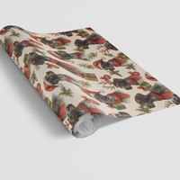 Festive Holiday Dog Gift Wrap, German Shorthaired Pointer Christmas Wrapping Paper, Winter Dog Lover Present Paper Roll for Xmas