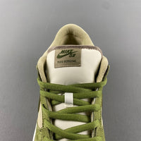 Low Top Skate Shoes, Green Colorway, Lace Up Design, Casual Gift for Shoe Lovers