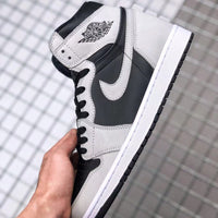 High Top Sneakers, Gray Black White Colorway, Lace Up Design, Casual Gift for Sneaker Fans