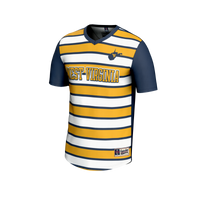 #67 West Virginia Mountaineers Lightweight Soccer Fashion Jersey - Navy