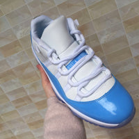 Low Top Sneakers, Blue Colorway, Lace Up Design, Casual Gift for Sneaker Fans
