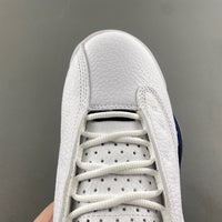 Low Top Sneakers, Blue White Navy Colorway, Lace Up Design, Casual Gift for Sneaker Fans