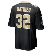 New Orleans Saints Tyrann Mathieu Black Game Jersey