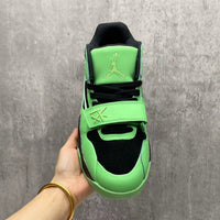 Mid Top Sneakers, Green Colorway, Lace Up Design, Casual Gift for Sneaker Fans