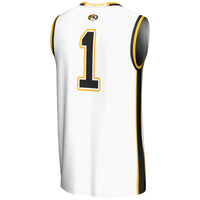 #1 Missouri Tigers Lightweight Basketball Jersey - White
