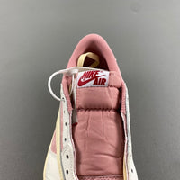 Low Top Sneakers, White Pink Colorway, Reverse Hook Design, Lace Up Design, Casual Gift for Sneaker Fans