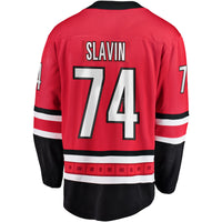 Carolina Hurricanes Jaccob Slavin Red Alternate Breakaway Player Jersey