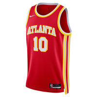 Atlanta Hawks Icon Swingman Jersey - Red - Zaccharie Risacher