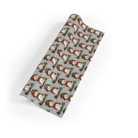 Plaid Scarf Christmas Gift Wrap, Vintage Snowman Wrapping Paper, Retro Winter Snowman Wrapping Paper Roll, Holiday Present Wrap