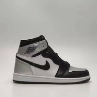 Sneakers, Black Silver Colorway, Lace Up Design, Casual Gift for Sneaker Fans