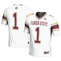 #1 Florida State Seminoles Football Jersey - White