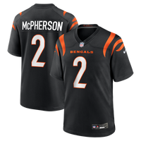 Cincinnati Bengals Evan McPherson Black Game Jersey