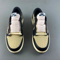 Low Top Sneakers, Khaki Black Colorway, Leather Footwear, Reverse Hook Design, Lace Up Design, Casual Gift for Sneaker Fans