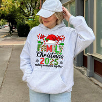 Festive Matching Holiday Sweatshirt, Family Christmas 2025 Hoodie, Adorable Xmas Vacation Pullover, Family Photo Group Winter Sweater
