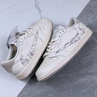 Low Top Sneakers, White Colorway, Reverse Hook Design, Lace Up Design, Casual Gift for Sneaker Fans