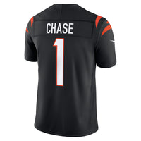 Cincinnati Bengals Ja'Marr Chase Black Team Stitched Limited Jersey