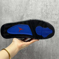 Mid Top Sneakers, Blue Black Colorway, Lace Up Design, Casual Gift for Sneaker Fans