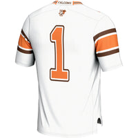 #1 Bowling Green St. Falcons Endzone Football Jersey - White