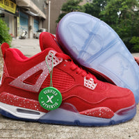 Sneakers, Red Blue Colorway, Lace Up Design, Casual Gift for Sneaker Fans